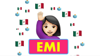 EMI, robot de la UNAM para las elecciones en México. Crédito: UNAM Mobile/Facebook