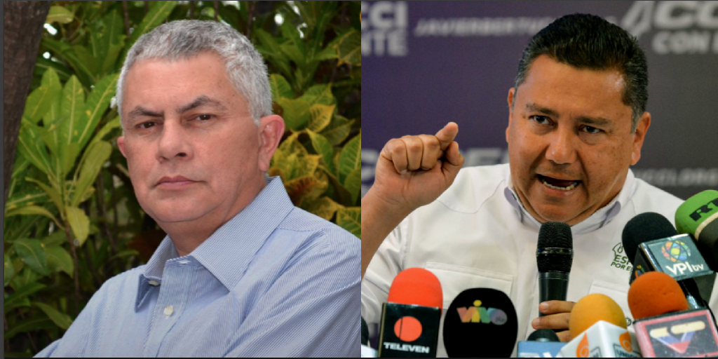 Reinaldo Quijada y Javier Bertucci, candidatos en las elecciones presidenciales de Venezuela (Crédito: UPP89/Getty)
