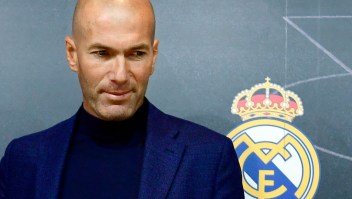 Real Madrid's French coach Zinedine Zidane looks on after a press conference to announce his resignation in Madrid on May 31, 2018. - Real Madrid coach Zinedine Zidane said today he was leaving the Spanish giants, just days after winning the Champions League for the third year in a row. (Photo by PIERRE-PHILIPPE MARCOU / AFP) (Photo credit should read PIERRE-PHILIPPE MARCOU/AFP/Getty Images)