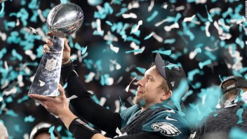 Los Eagles de Filadelfia ganan la Super Bowl en febrero de 2018.