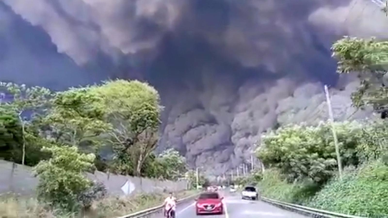 Minutos de terror, así fue la erupción del volcán de Fuego en Guatemala |  Video | CNN