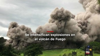 #MinutoCNN: Informan de nuevos flujos en volcán de Fuego