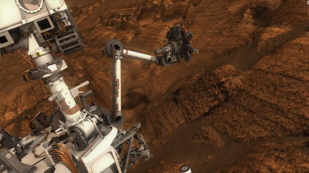Encuentran materia orgánica en Marte