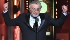 Ovacionan a Robert De Niro por insultar a Trump