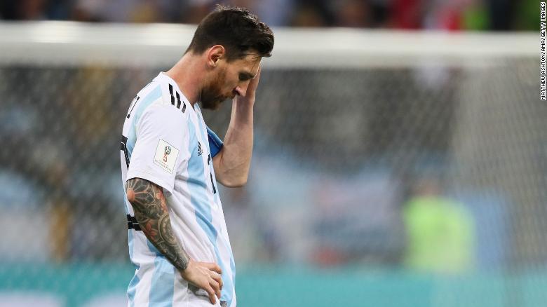 Un Messi extrañamente sometido tuvo menos de 50 toques en todo el juego y solo logró un tiro a puerta.