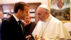 Así fue el encuentro entre Macron y el papa Francisco