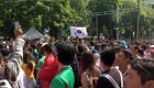 Aficionados mexicanos: "Corea, Corea, gracias Corea"
