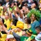Brazil fans cheer before the Russia 2018 World Cup Group E football match between Brazil and Costa Rica at the Saint Petersburg Stadium in Saint Petersburg on June 22, 2018. (Photo by GABRIEL BOUYS / AFP) / RESTRICTED TO EDITORIAL USE - NO MOBILE PUSH ALERTS/DOWNLOADS (Photo credit should read GABRIEL BOUYS/AFP/Getty Images)