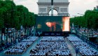 #LaImagenDelDía: cine al aire libre en París