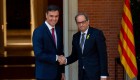 Diálogo sin negociaciones en reunión de Pedro Sánchez y Quim Torra