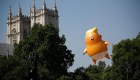 "Baby Trump" sobrevuela el cielo londinense