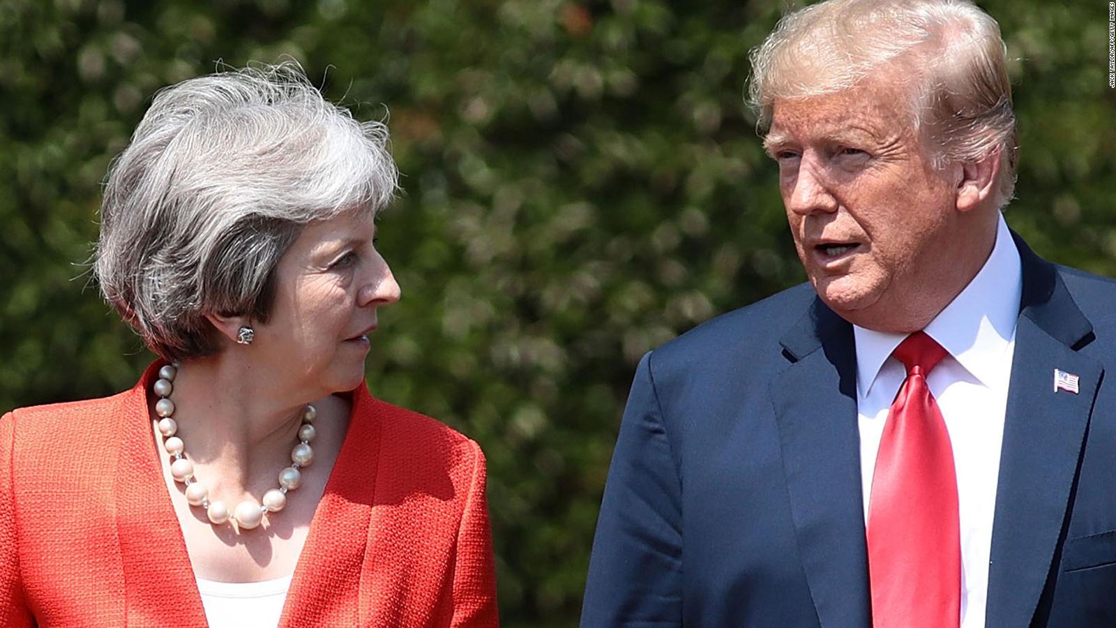 #MinutoCNN: Trump critica a la primera ministra May antes de reunirse con ella