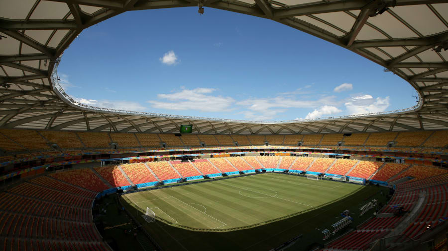 Arena da Amazônia: este estadio en el Brasil rural fue construida¡o para la Copa del Mundo y los Juegos Olímpicos de 2016, y luego dejó de usarse.