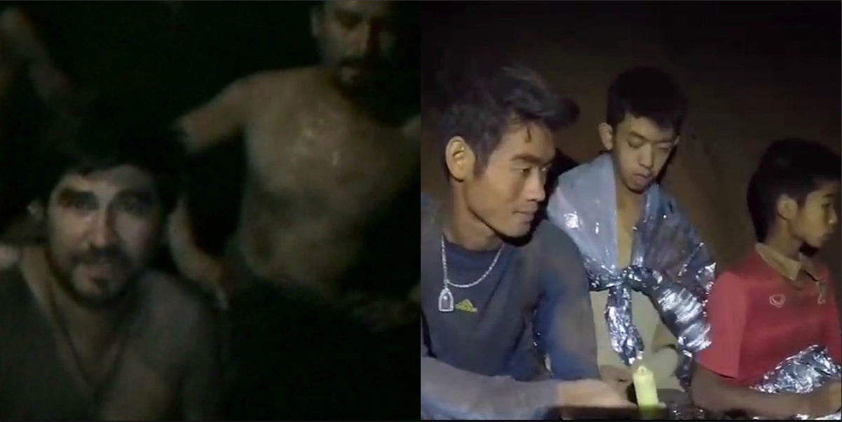 Los mineros de CHile y los niños de Tailandia