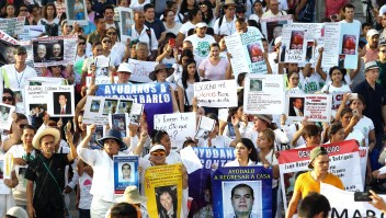 Multitudinaria manifestación en contra de la violencia en México en mayo de 2018. (Crédito: ULISES RUIZ/AFP/Getty Images)
