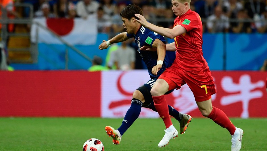 El ganador del partido entre Bélgica y Japón se enfrentará a Brasil en cuartos de final. (Crédito: PIERRE-PHILIPPE MARCOU/AFP/Getty Images)