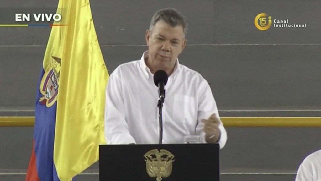 Juan Manuel Santos: "Esto es distinto a negociar con las FARC"