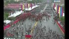 Interrumpen evento de Maduro en Caracas por serie de ruidos