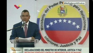 Ministro del Interior de Venezuela: Están identificados los actores del atentado