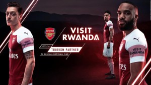 #LaCifraDelDía: US$ 40 millones fue el precio para colocar el mensaje "Visit Rwanda" en la camiseta del Arsenal
