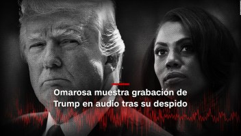 #MinutoCNN: Omarosa grabó a Trump en audios tras su despido
