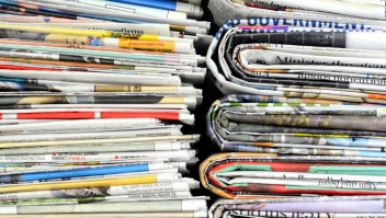 Cerca de 350 periódicos se unen en contra de Trump