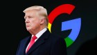 A Trump no le gusta las respuestas de Google
