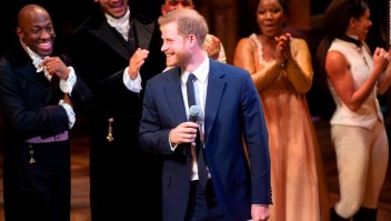 El príncipe Enrique se ganó una ovación por cantar una parte del musical 'Hamilton'