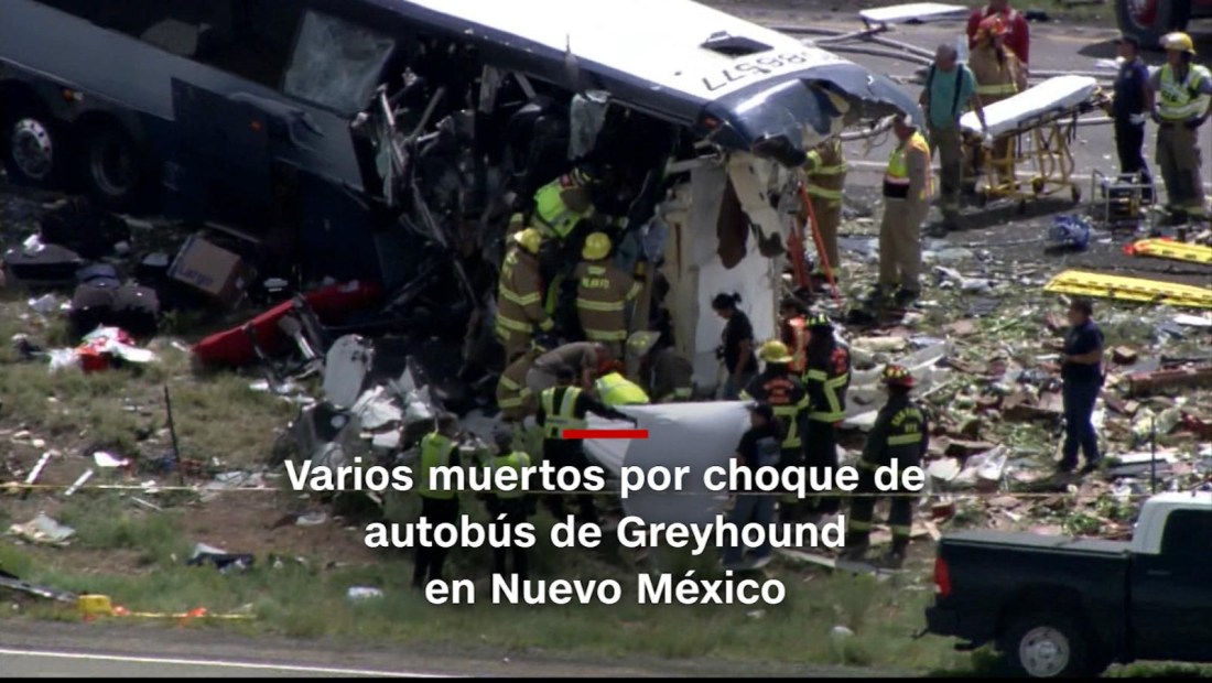 #MinutoCNN: Varios muertos por choque de autobús en Nuevo México