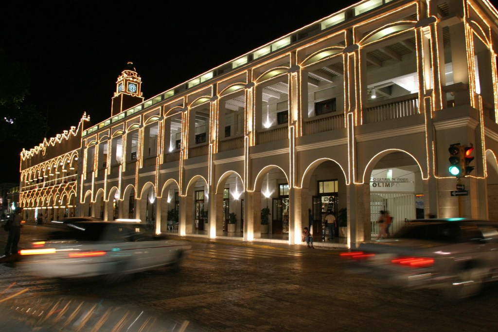 Ayuntamiento de Mérida, ciudad por la que pasará el Tren Maya. (Crédito: OMAR TORRES/AFP/Getty Images)
