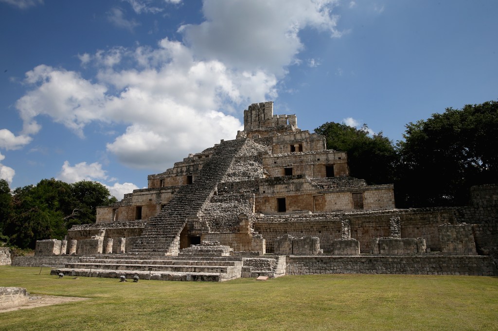 Sitio arqueológico maya de Campeche, otras de las ciudades por las que pasará el Tren Maya. (Crédito: Chris Jackson/Getty Images)