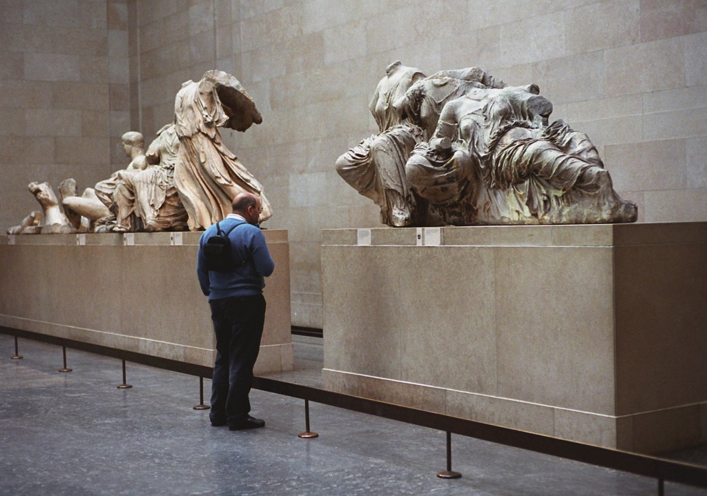 Arte griego en el Museo Británico de Londres. (Crédito: Getty Images).