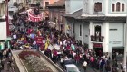 Marcha en apoyo al expresidente Correa en Ecuador