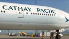 Error en el letrero de la aerolínea Cathay Pacific