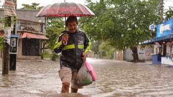 Inundaciones en el estado mexicano de Guerrero en septiembre de 2017. (Crédito: FRANCISCO ROBLES/AFP/Getty Images)