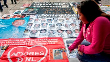 Manifestación en contra de desapariciones y secuestros en México. (Crédito: JULIO CESAR AGUILAR/AFP/Getty Images)