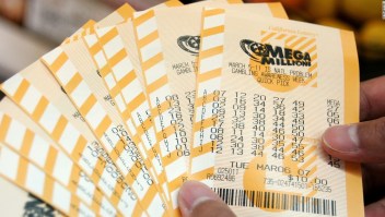 Boletos del sorteo de Mega Millions.