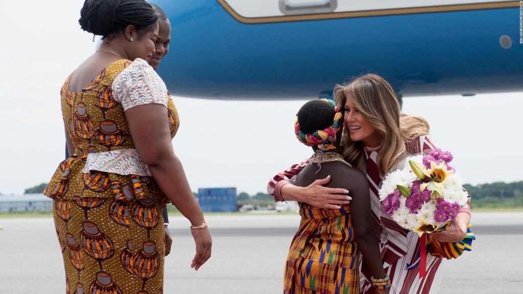 Melania Trump está de visita diplomática y humanitaria en África