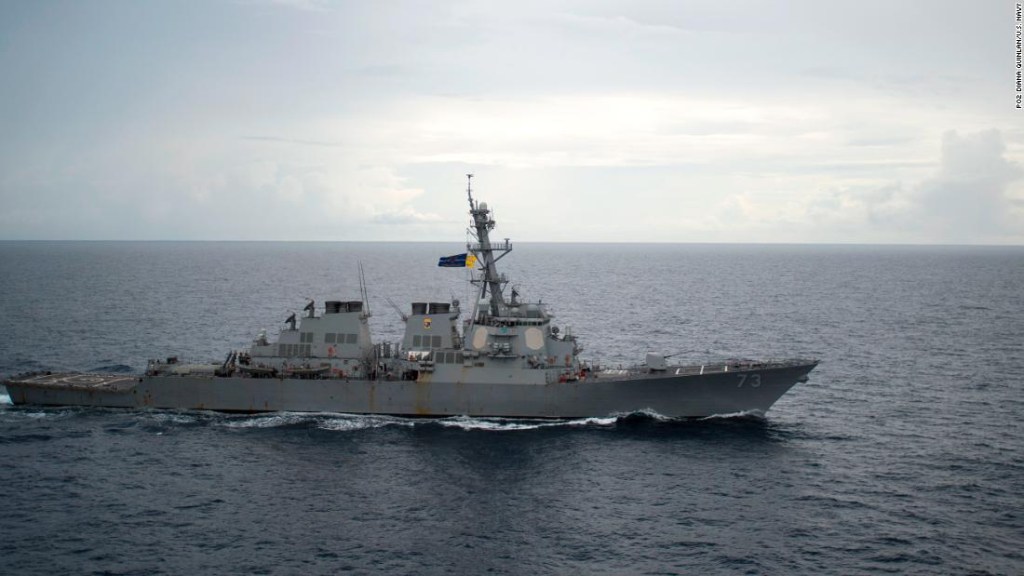 USS Decatur (DDG 73) opera en el mar de China. (Crédito: (U.S. Navy foto por Petty Officer 2nd Class Diana Quinlan/Released)
