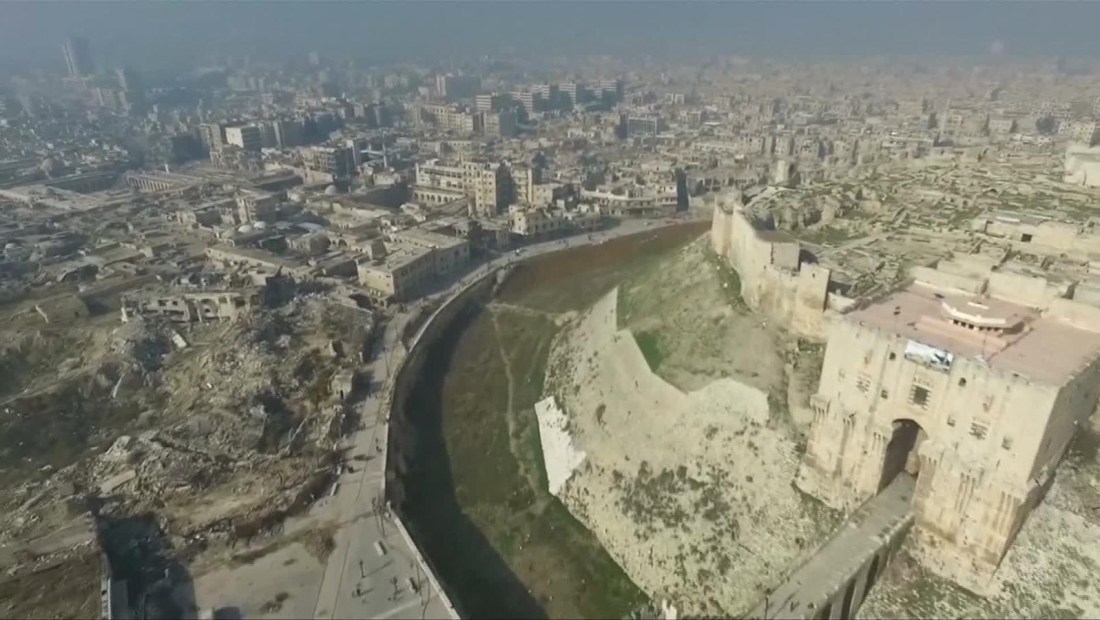 Drones captan imágenes para reconstruir ciudades destruidas