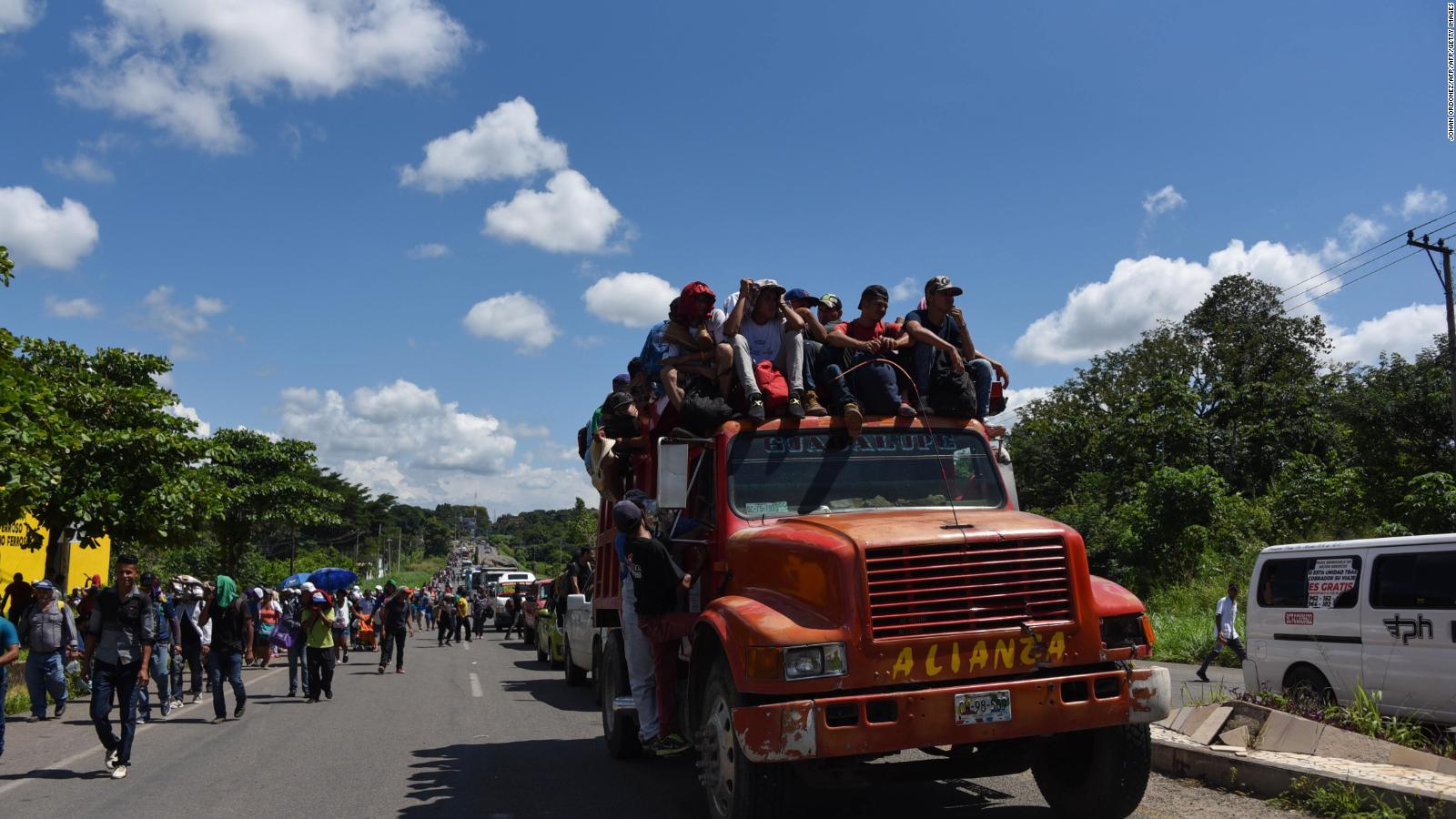 Caravana de inmigrantes ya decidi la ruta para ir de M xico a EE