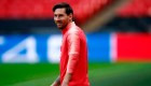 Lionel Messi hace trabajos con balón