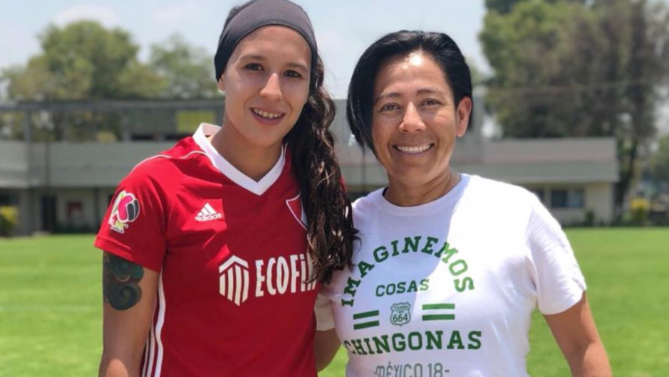 Marbella Ibarra (izquierda) junto a su sobrina Fabiola en una imagen compartida por esta última en redes sociales.