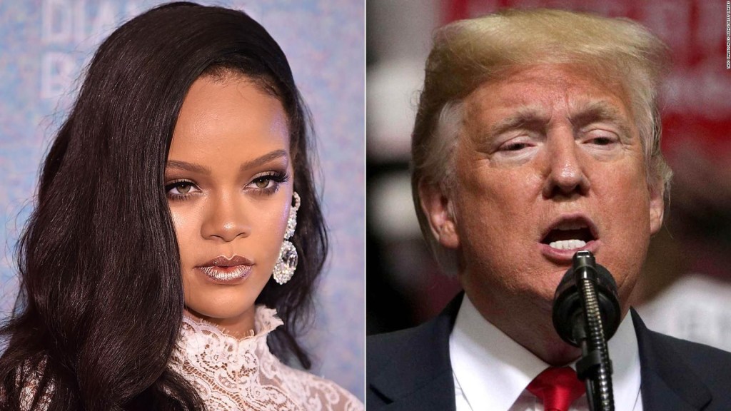 Rihanna no quiere que Trump use su música