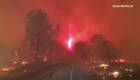 Tornado de fuego emerge de incendio forestal en California