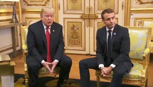 ¿Terminó la luna de miel entre Trump y Macron?