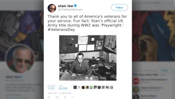 El último tuit de Stan Lee