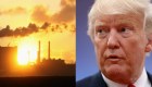 Trump rechaza alerta sobre las consecuencias del cambio climático