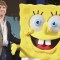 TOKYO, JAPAN - MARCH 23: Stephen Hillenburg, the writer of a U.S. cartoon "The SpongeBob SquarePants" poses with its charactor SpongeBob SquarePants at an event held at Tokyo International Anime Fair on March 23, 2006 in Tokyo, Japan. The film of this popular U.S. Cartoon will open on April 22 in Japan. (Photo by Junko Kimura/Getty Images)