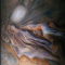 La imagen de las nubes de Júpiter fue tomada por el satélite JunoCam a unos 7.000 kilómetros de distancia. (Crédito: NASA/JPL-Caltech/SwRI/MSSS/Gerald Eichstädt/Seán Doran)